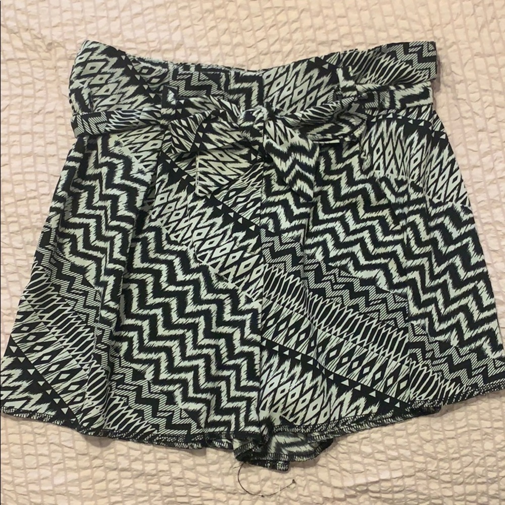 Black & White Shorts